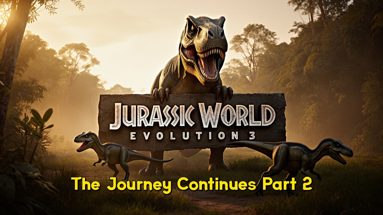 The Journey Begins: Continuing the Jurassic World Evolution 3 Campaign - Part 2 / Vertical