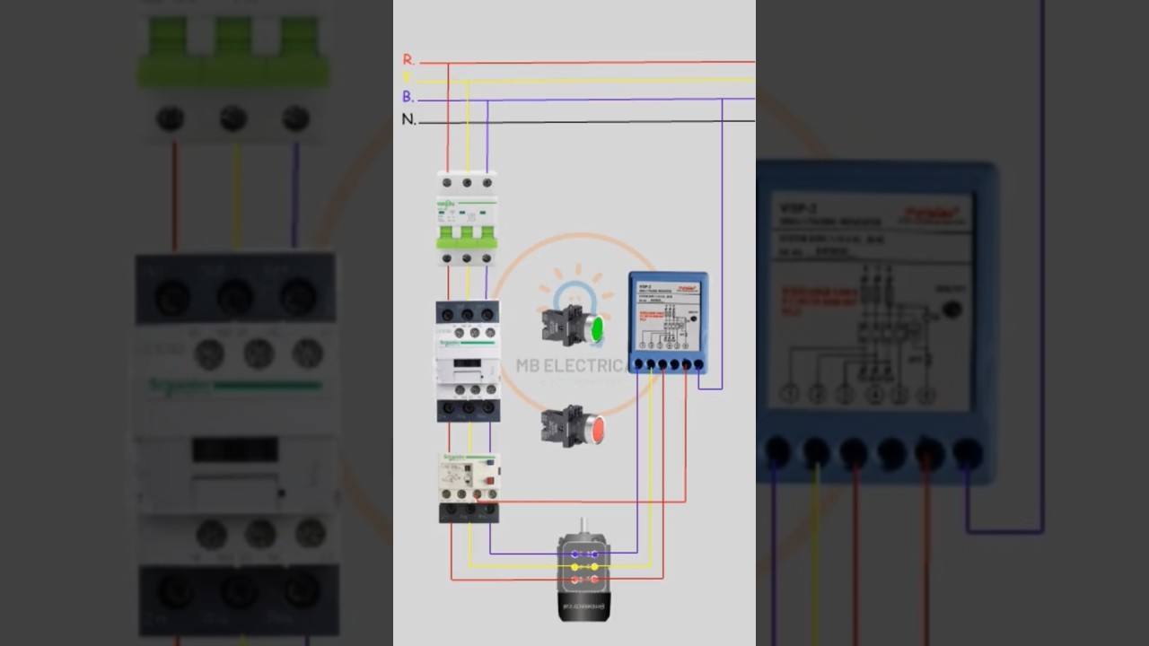 Single Phase Preventer Connection and Wiring Diagram #short