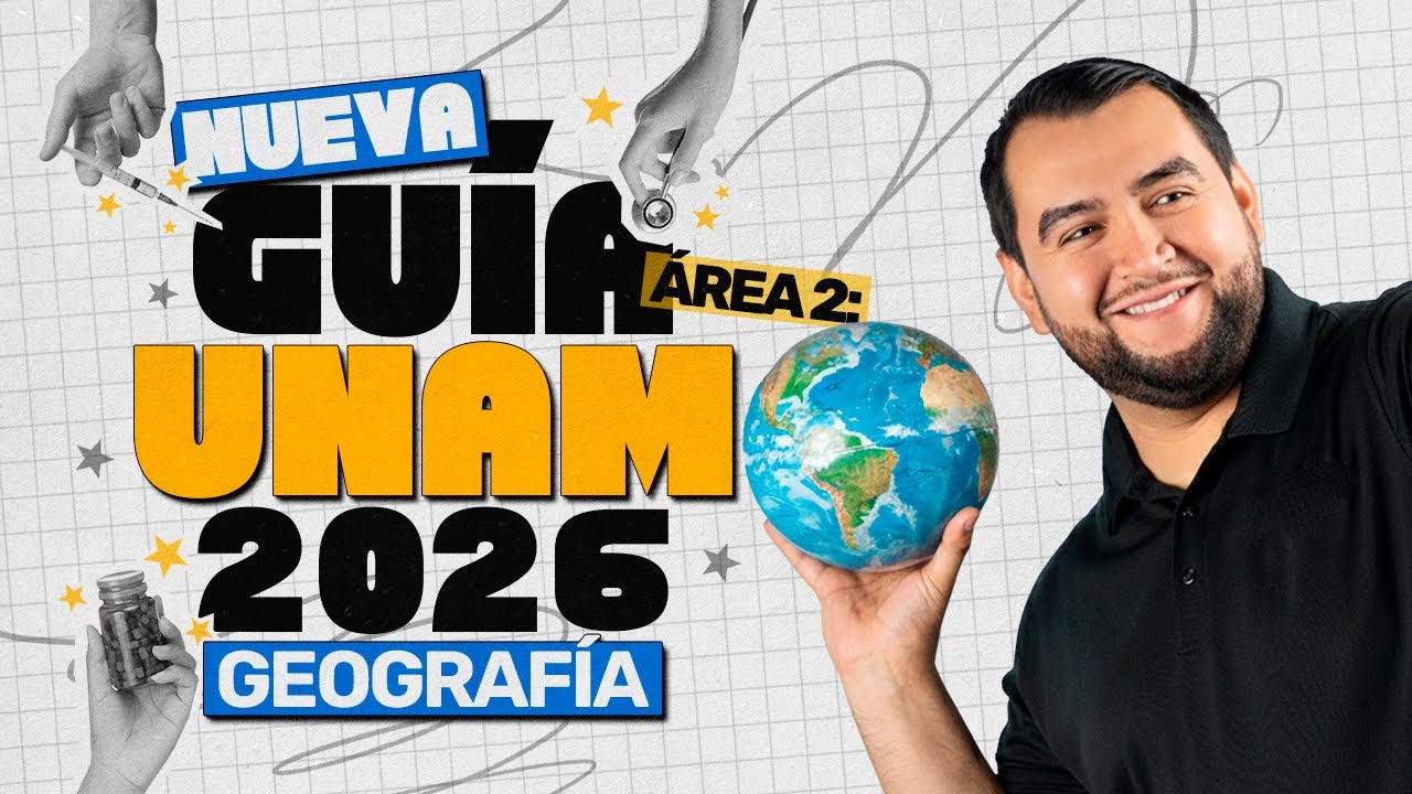 Guía UNAM 2026 Área 2 | Geografía Explicada y Resuelta Paso a Paso