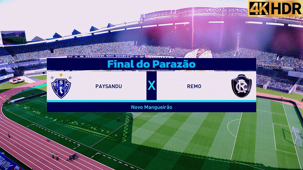 Paysandu vs Remo | Final do Parasão 2026 | Simulação 4K Ultra HD (60FPS) Pes 2021 Gogosz Patch.