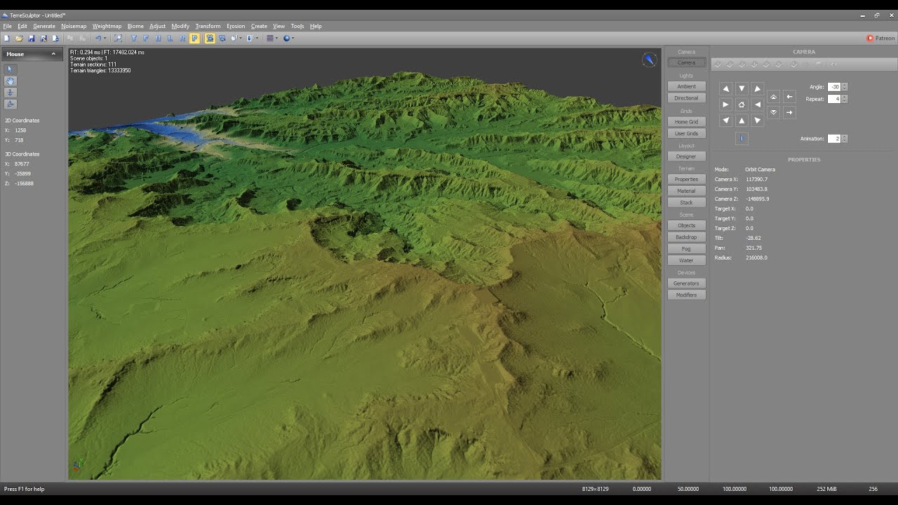 Working with Large Terrains