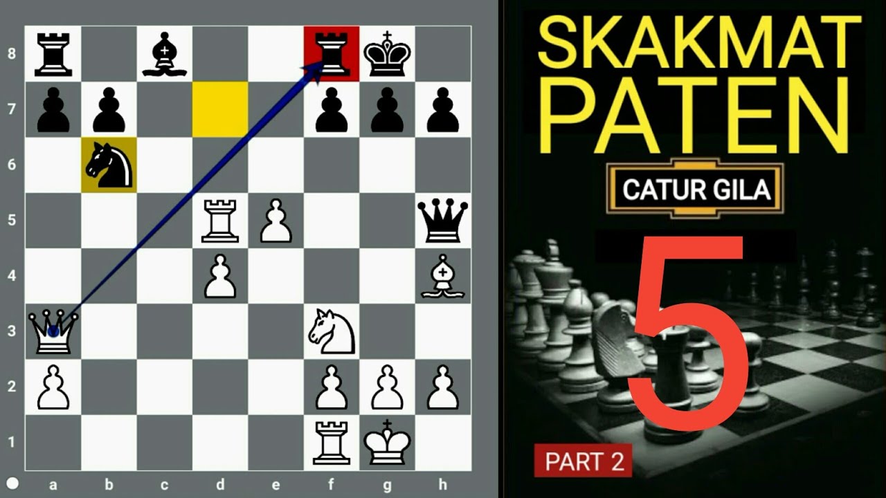 PECATUR GILA harus tau ! 5 Jebakan catur dengan POLA SKAKMAT PATEN 2