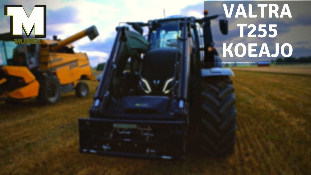 Kärrynajossa naapurille Valtra T255