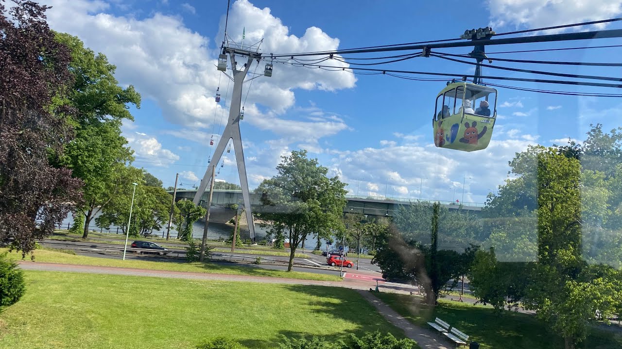 زيارة مدينة كولن و تلفريك كولونيا Rhein-Seilbahn