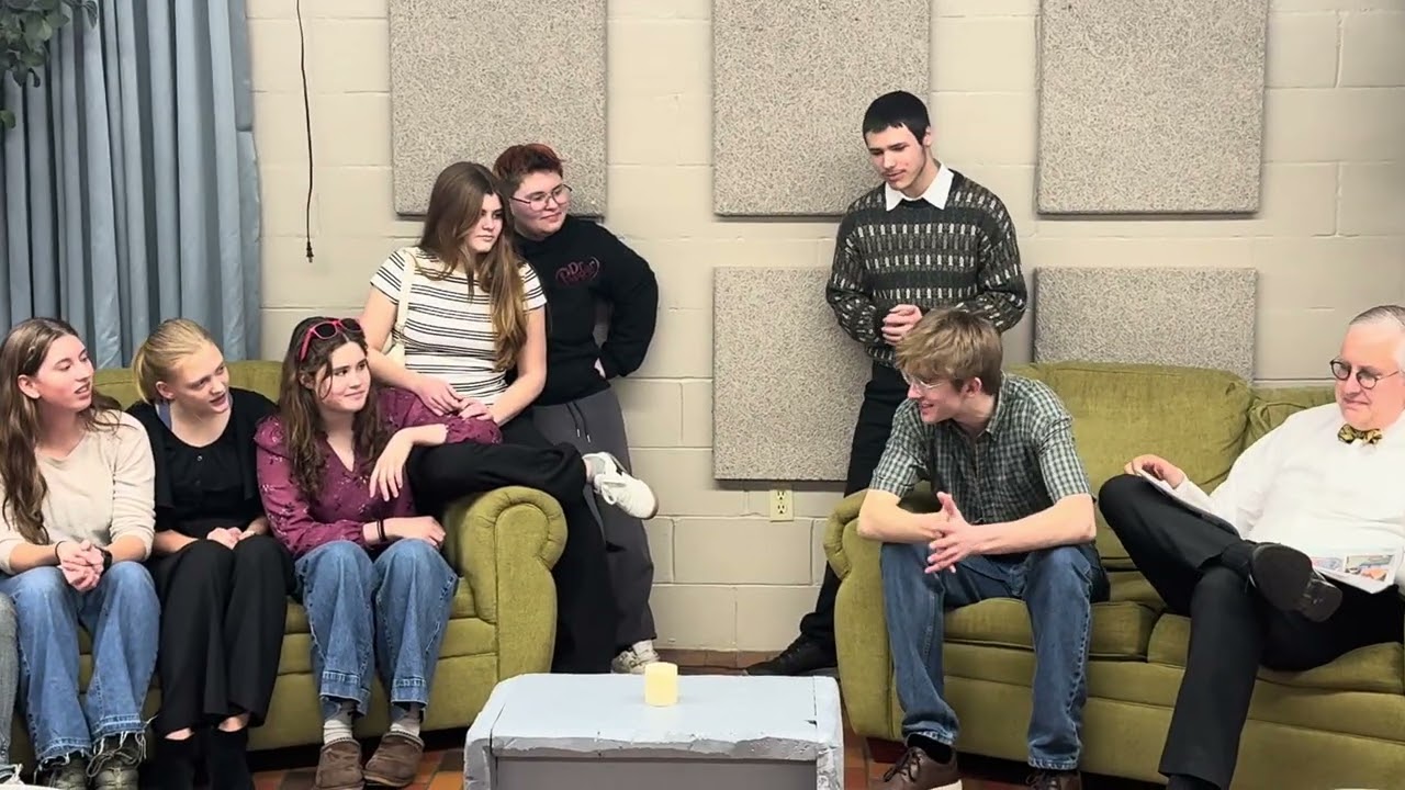 Studio C remake of “Dinner party” at the Eau Claire SDA talent show Feb 21 2026