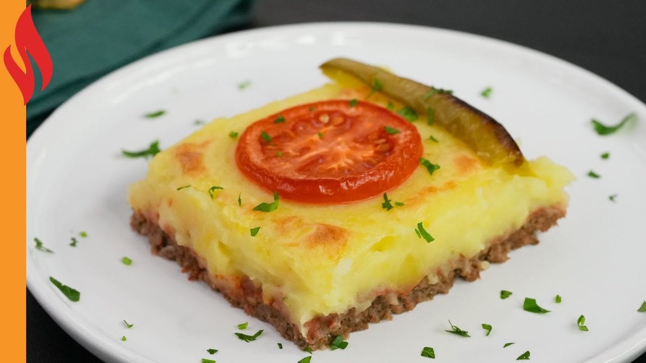 Patates Püreli Tepsi Kebabı Tarifi | Nasıl Yapılır?
