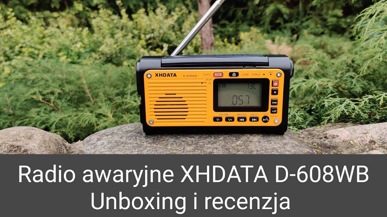 Radio awaryjne XHDATA D-608WB. Unboxing oraz recenzja.