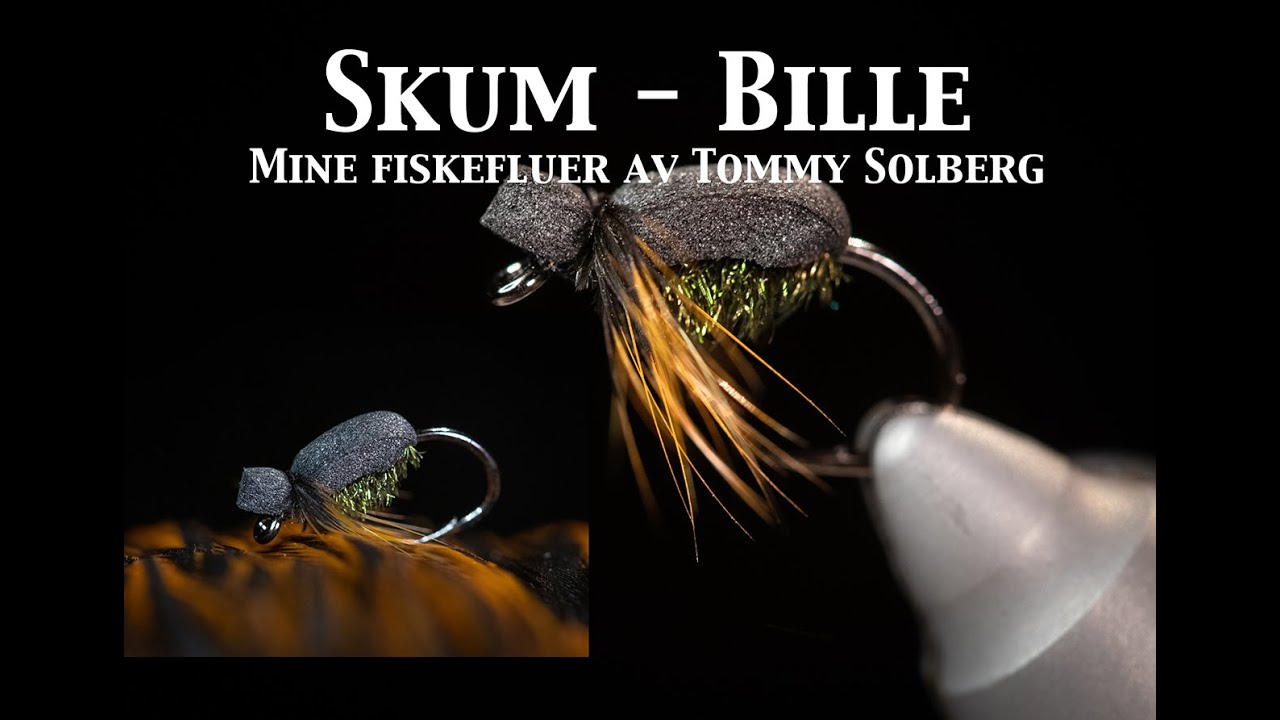 Bille laget med foam. Mine fiskefluer, Fluebinding og fluefiske