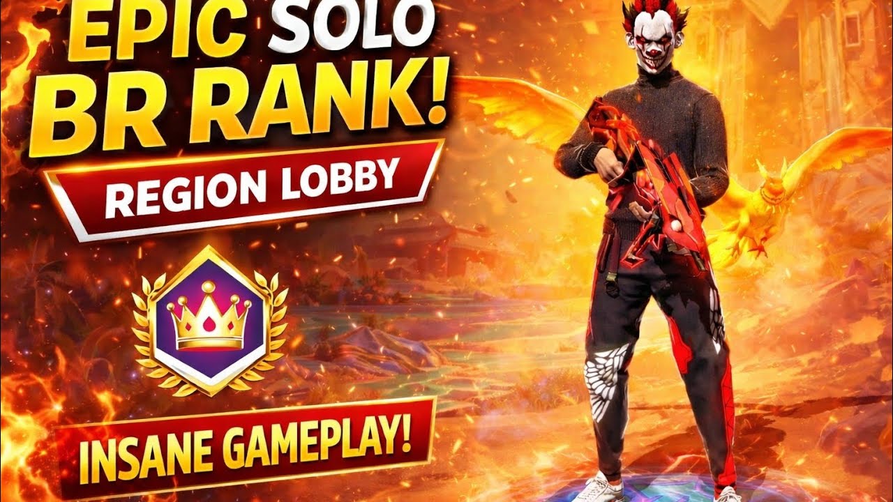 Deadly br rank gameplay in region lobby 🤯🙏💫🌟❤️🤞😎🤯🙏
