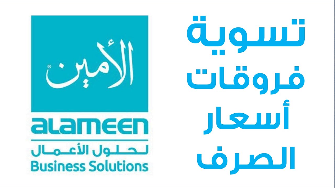 07 - برنامج الأمين 9 للمحاسبة | تسوية فروقات أسعار الصرف