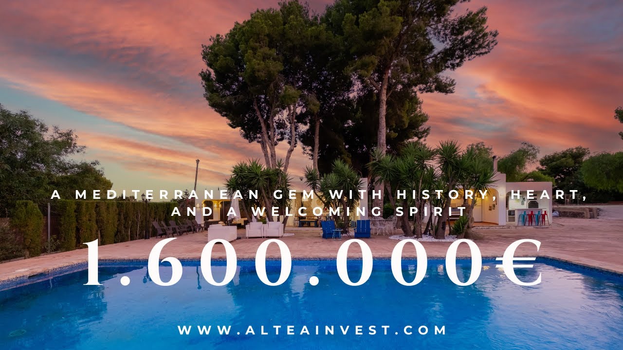 🌿 Charming Mediterranean Finca near Altea – A Peaceful Retreat with Soul and Character