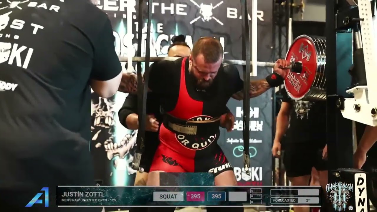 Justin Zottl &bull; Disqualified &bull; 125kg Class (Raw) &bull; The Ghost Clash 2024