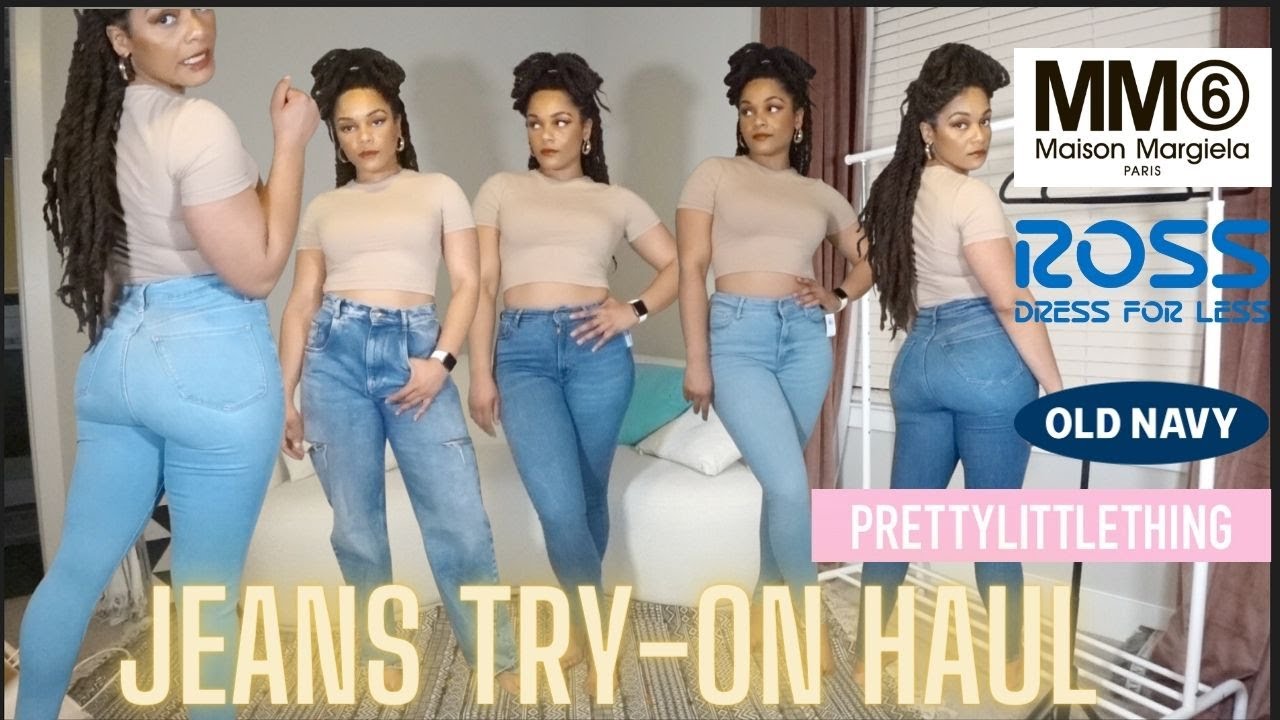Curvy Jeans Try-On Haul| How Do These Old Navy Jeans Fit Everyone Between Size 2-6?| MM6 Jeans Dupe