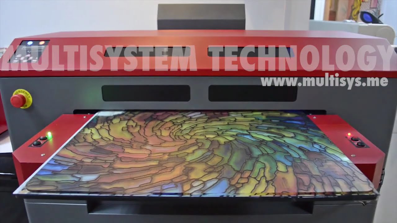 Direct Print on Acrylic - UV Printing Stained Glass Effect
