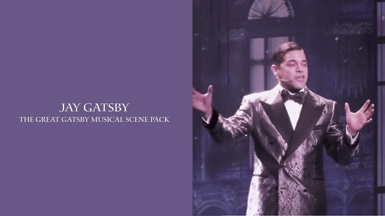 [⭐️👔🥂] Jay Gatsby Scene Pack • The Great Gatsby the Musical • Jeremy Jordan