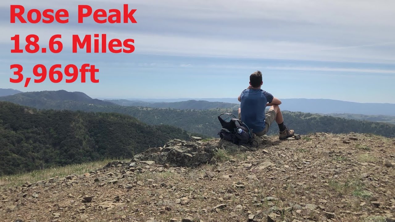 A New Favorite! Hiking Rose Peak, Ohlone Regional Wilderness Trail, Sunol, CA. 18.6 Miles 3,969ft