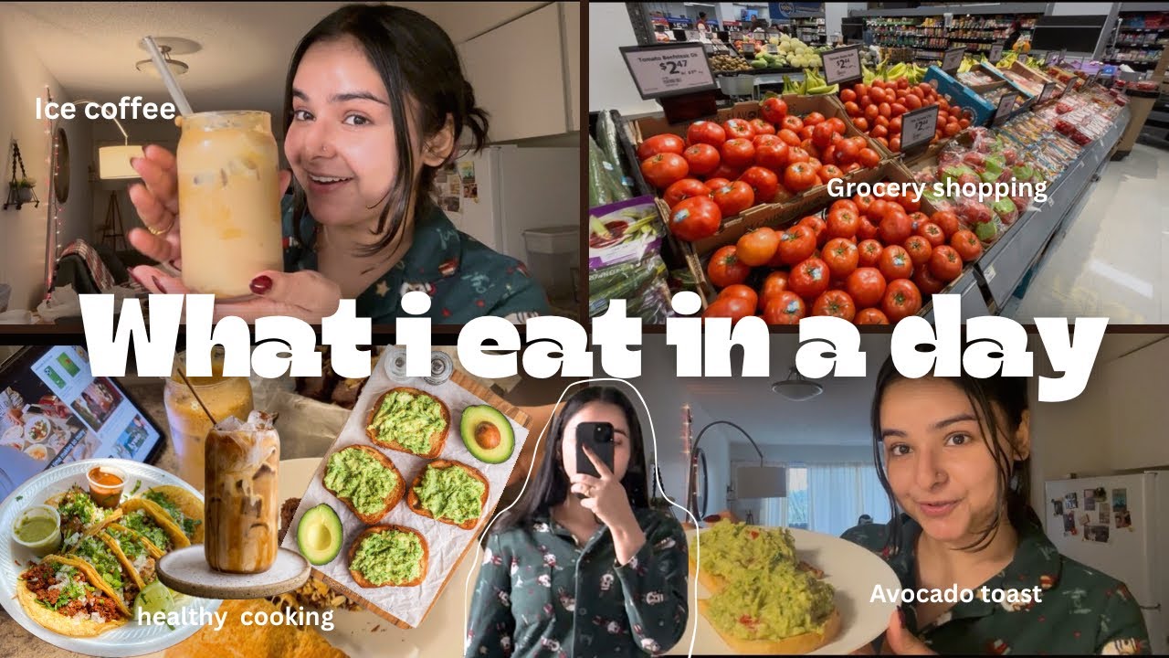 What I Eat In A Day 🍽️ | Healthy Homemade Meals 🥑🌮 | Grocery Shopping | in Canada 🇨🇦 #whatieatinaday