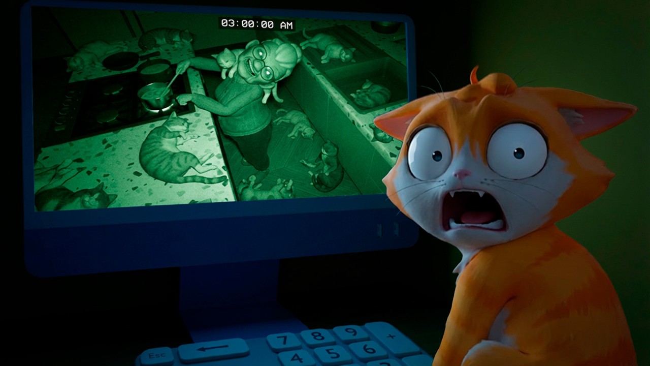 🙀 &iexcl;ES ATERRADOR LO QUE HACE LA ABUELA CON LOS GATOS CUANDO NADIE MIRA! (I AM CAT VR)