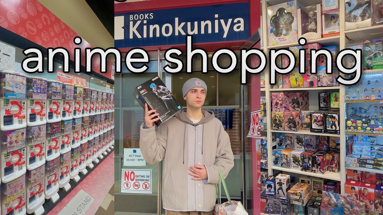 anime shopping: kinokuniya nj, little japan usa, thrifting 📚