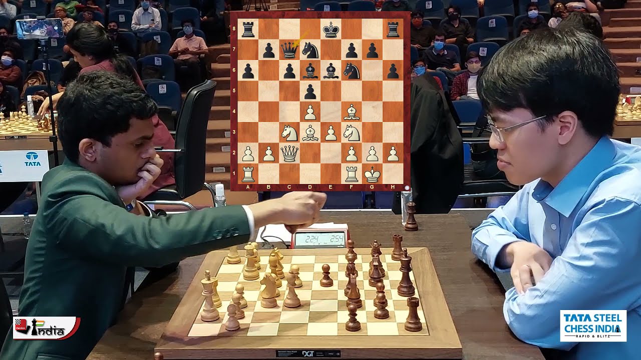 Nihal Sarin vs Le Quang Liem | Tata Steel Chess India 2021 Round 15