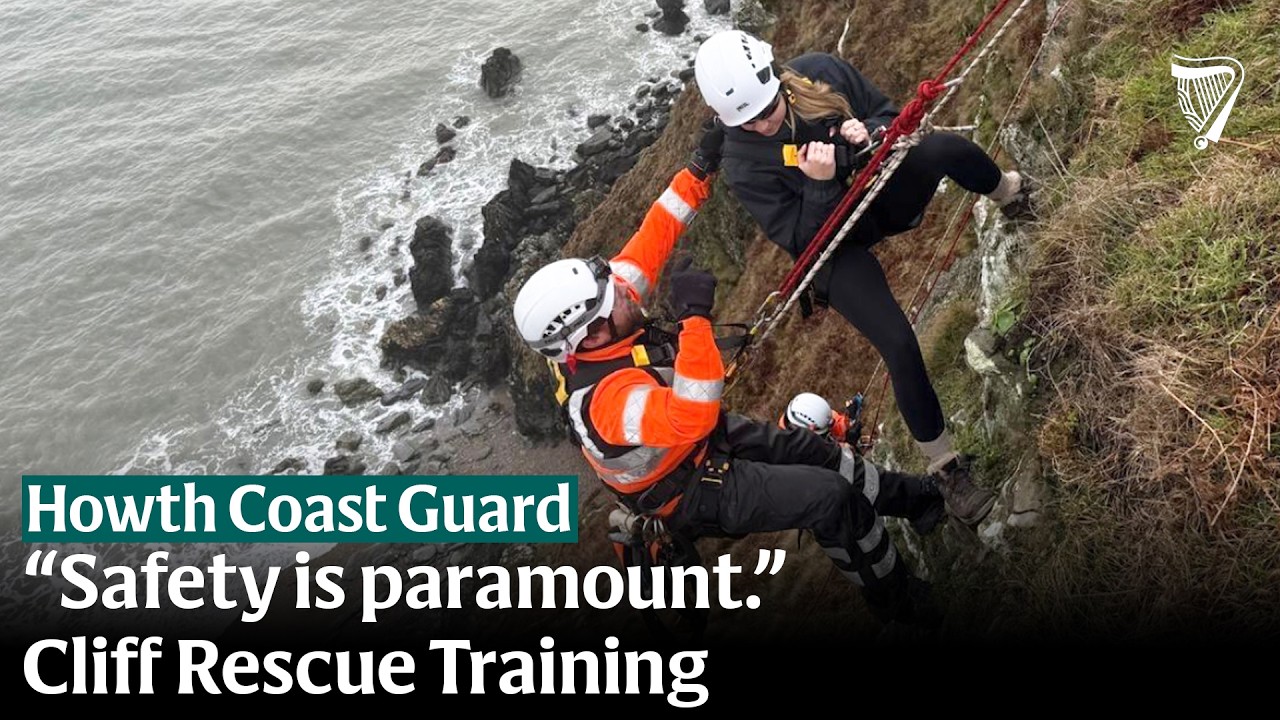 Inside a cliff rescue training exercise with the Howth Coast Guard