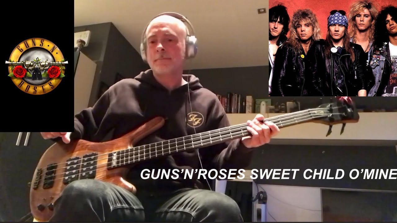 Guns’n’Roses “Sweet Child Of Mine” Bass Cover
