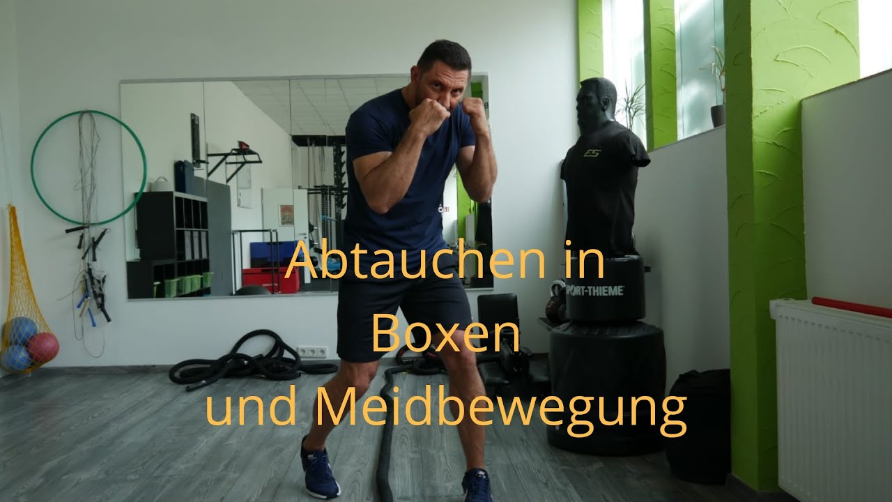 Abtauchen in Boxen und Meidbewegung
