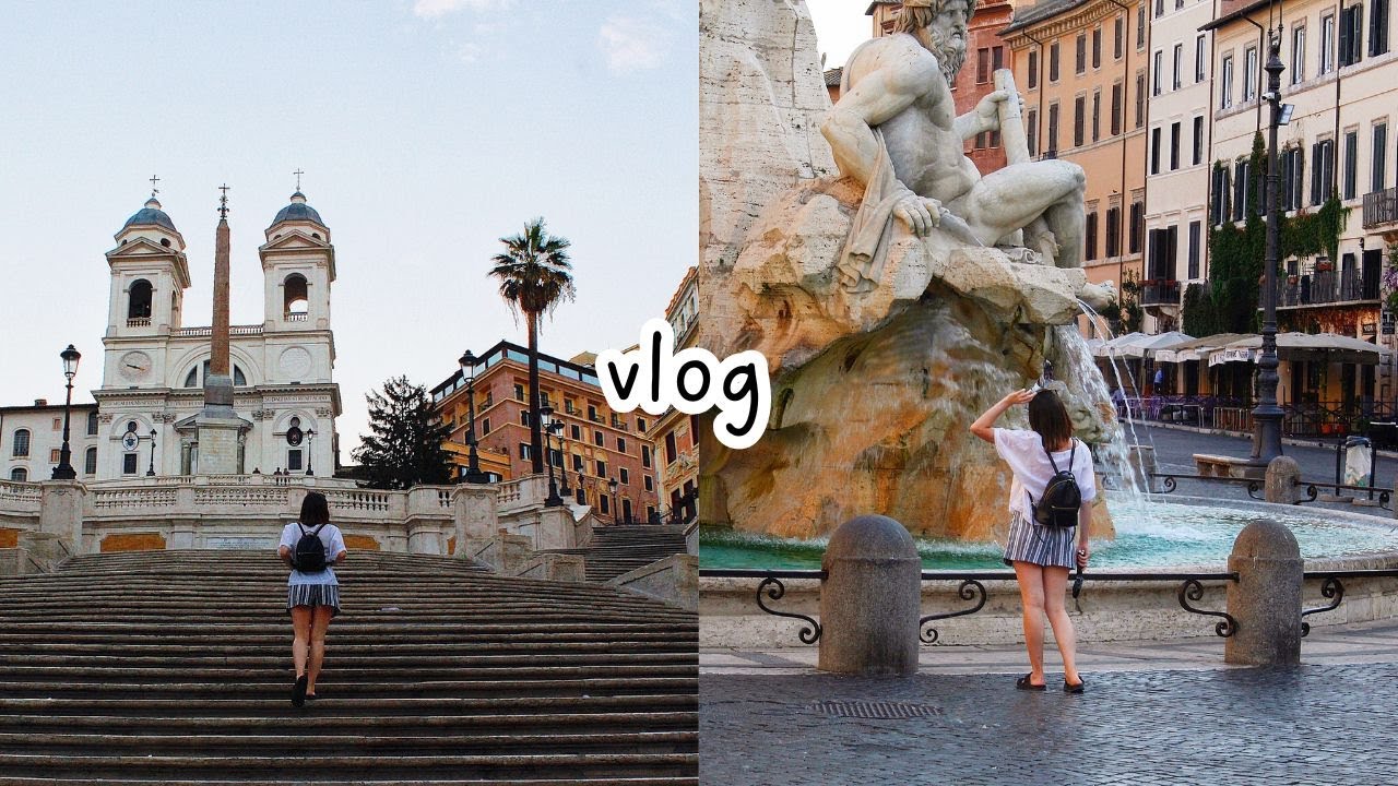 Vlog in Italian - Roma all'alba (with subtitles)