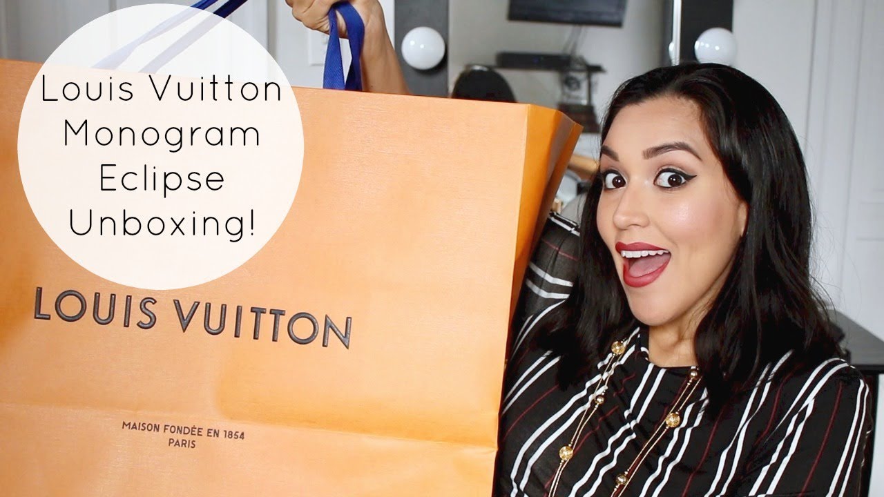 Louis Vuitton Monogram Eclipse Keepall Unboxing!
