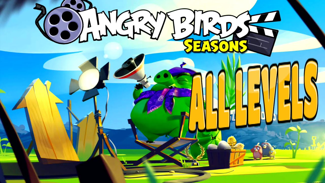Angry Birds Seasons-Piggywood Studios Part-1 All Levels Three Star Walkthrough