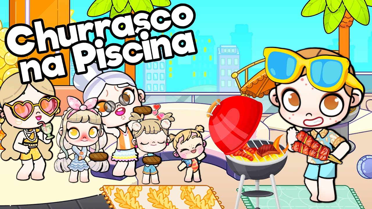 ROTINA DIA DE CHURRASCO NAS FÉRIAS 🥩 |  HISTORINHA AVATAR WORLD