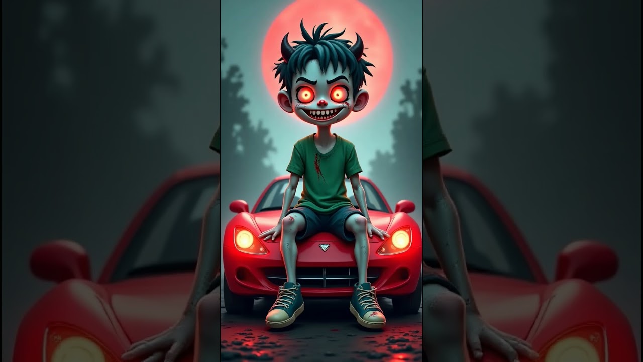 kicko and super speedo 🏎️ horror version 💀☠️👻👽#creepy #kickoandsuperspeedo