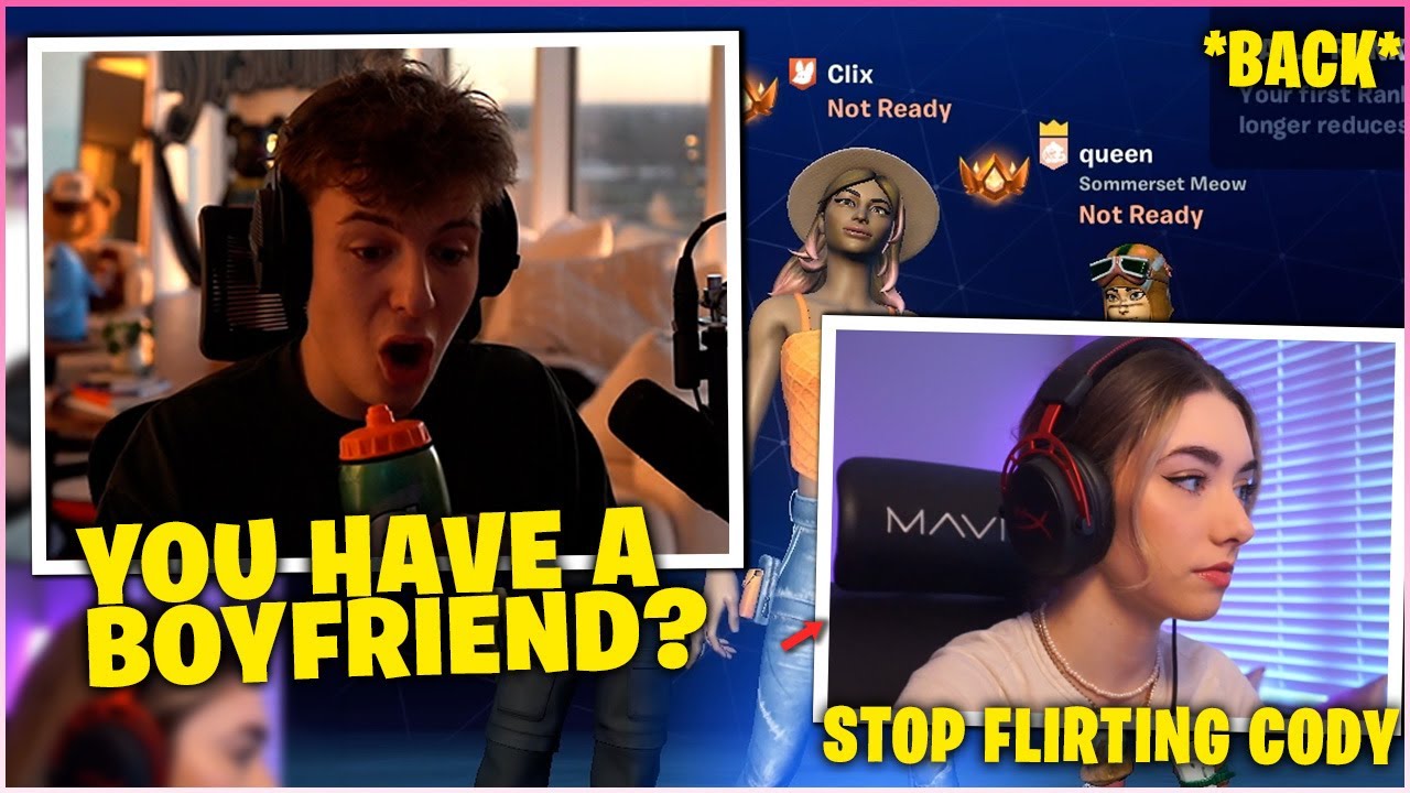 CLIX Finally REUNITES With SOMMERSET & FLIRTS With HER On LIVE STREAM! (OG Fortnite)