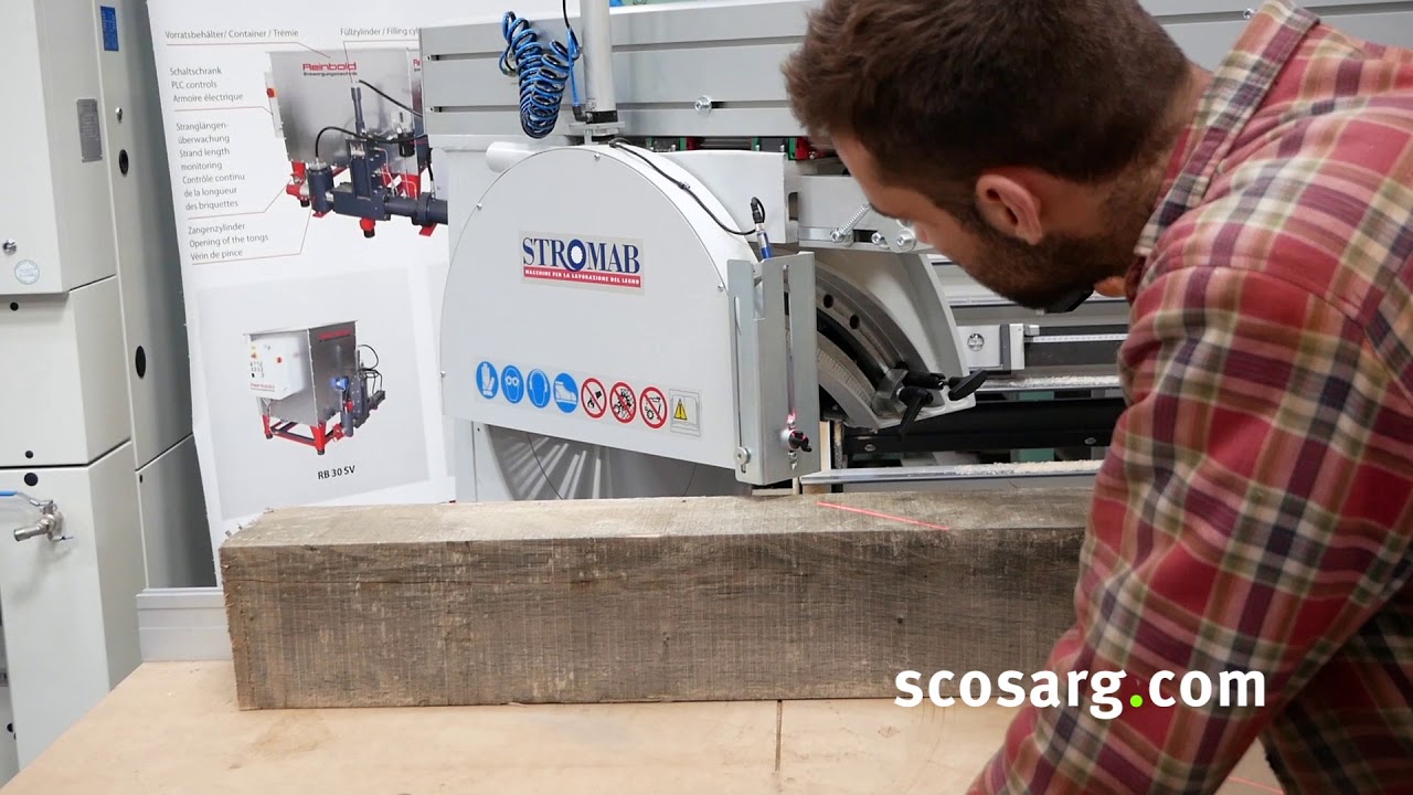 Precision Cutting 200mm Wood Posts on Stromab US12 Radial Arm Saw | Scott+Sargeant UK