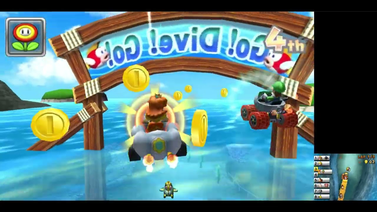 Mario Kart 7 | Episode 9 | Mushroom cup (Mirror)