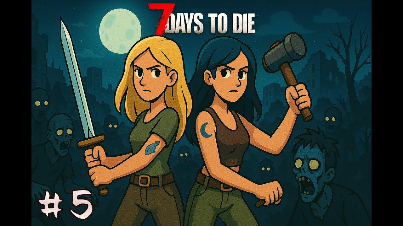 7 Days Two Girl | Épisode 5 | Premiers vrais repas & préparation de la lune de sang