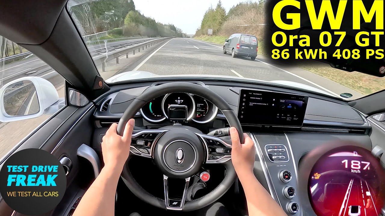 2024 GWM Ora 07 GT 408 PS ⚡ Top Speed POV Drive | Autobahn No Speed Limit