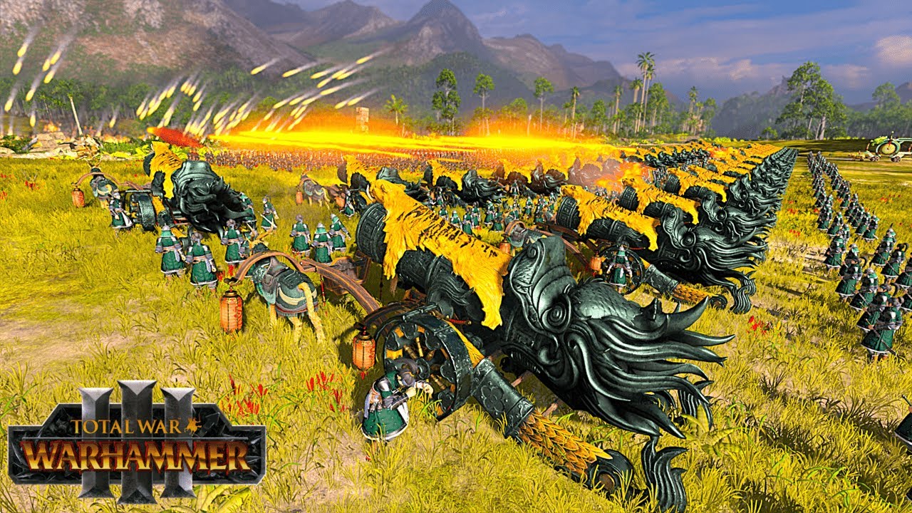 Grand Cathay(mod) vs Nurgle - Total War WARHAMMER 3 Thrones of Decay | 4K Epic Battle | FIRESupport