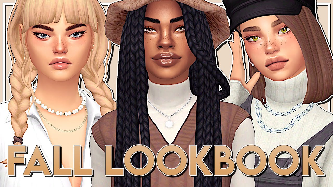 The Sims 4 | FALL LOOKBOOK 2021 🍂 | Maxis Match + CC Links
