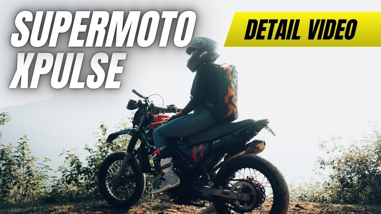 Xpulse 200 Gets a SUPERMOTO Makeover!
