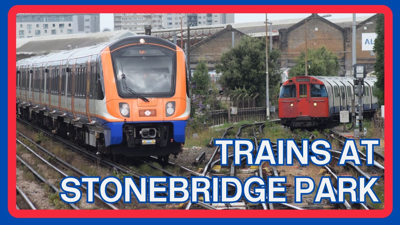 Stonebridge Park Station Action! | Bakerloo Line & Overground Trains