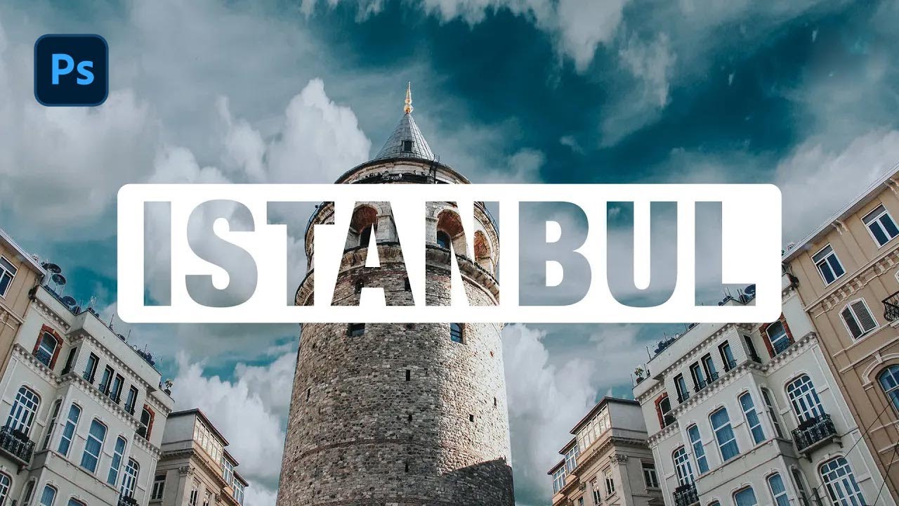 TRANSPARAN YAZI EFEKTİ Nasıl Yapılır? Photoshop Yazı Efektleri