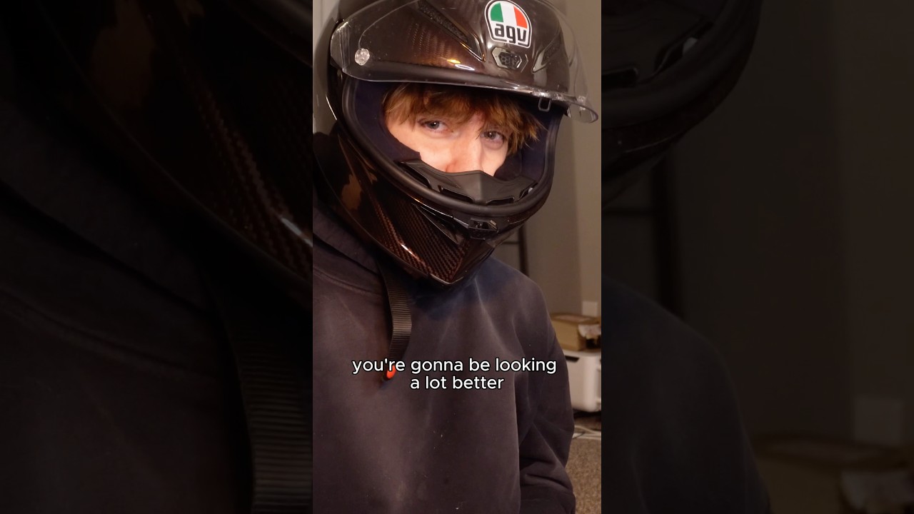 How to look cooler in your motorcycle helmet