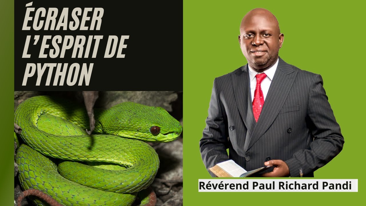 Comment écraser l'esprit de Python -Révérend Pandi Paul Richard