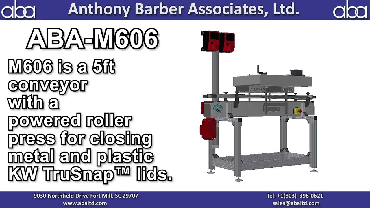 ABA-M606 - Powered Roller Press