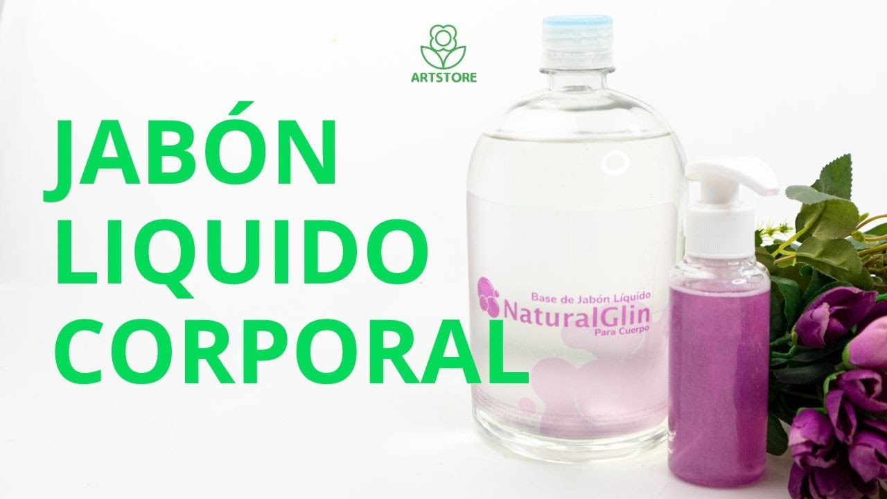 COMO hacer un JABÓN liquido CORPORAL