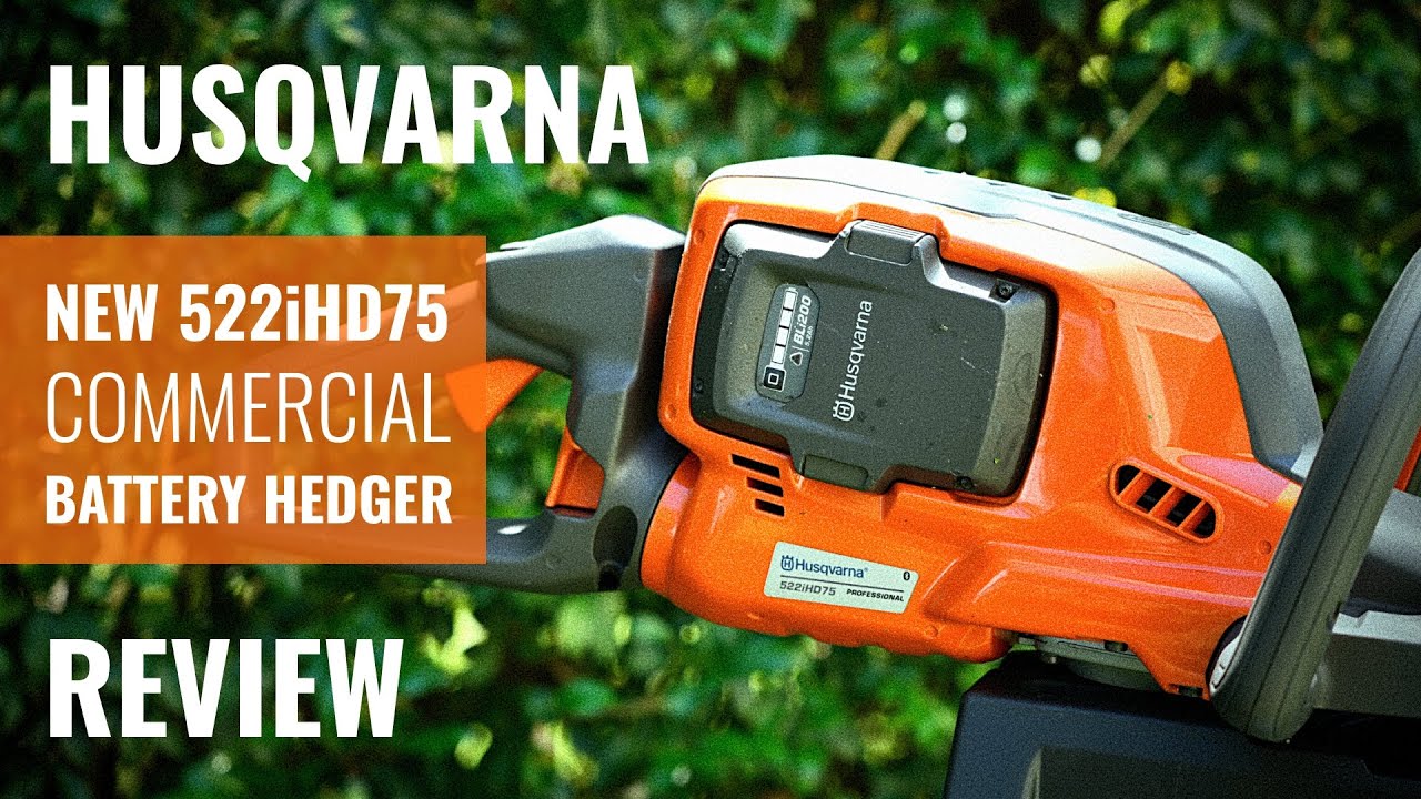 Обзор аккумуляторной садовой машины Husqvarna 522iHD75 Commercial (обновлённый)