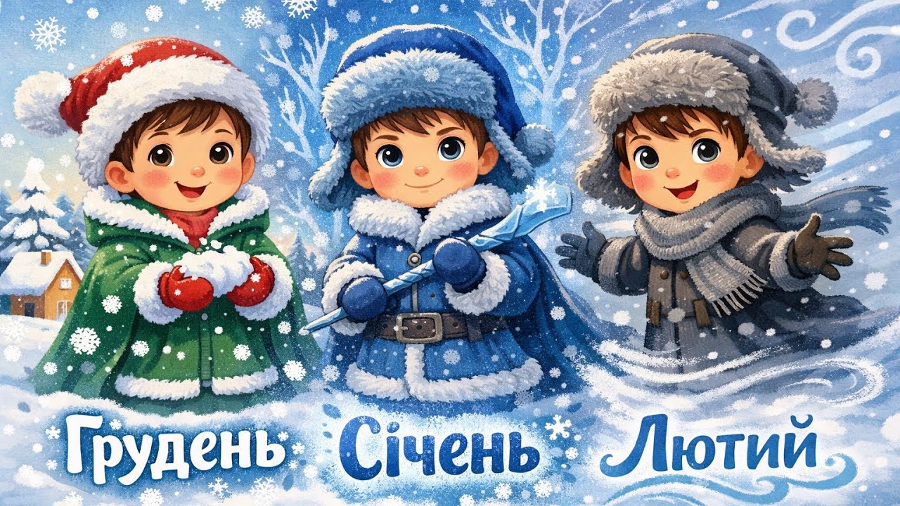 Казочка про Зимових братів - місяців