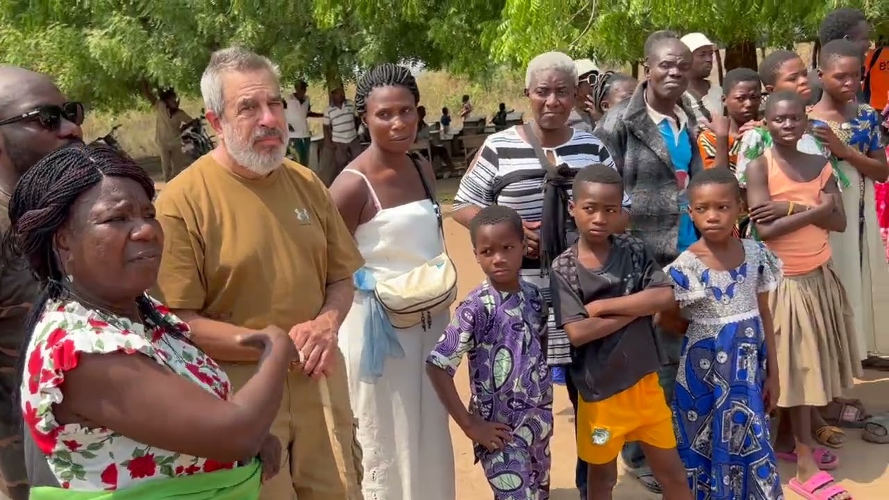 Bringing clean water to a village in Togo West Africa
