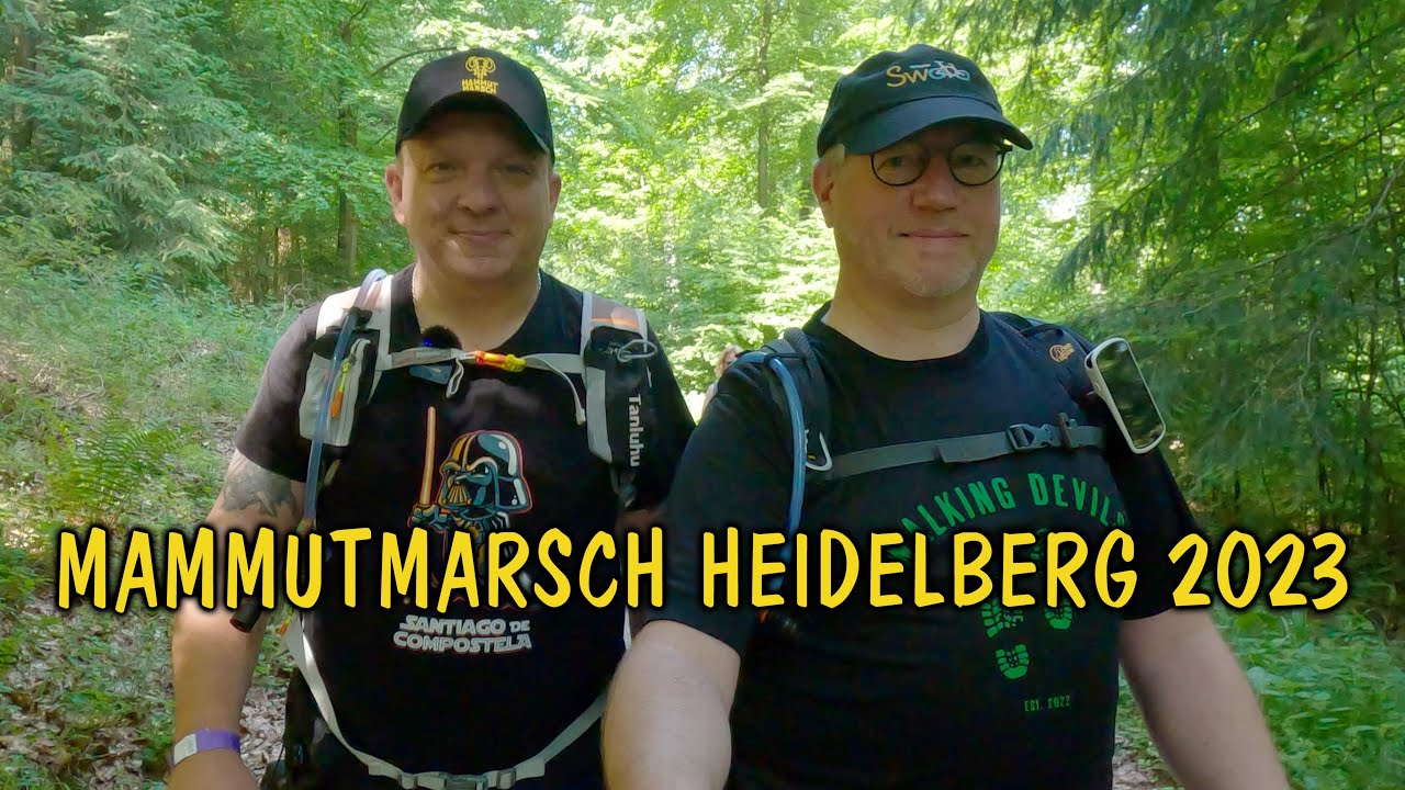 Mammutmarsch Heidelberg 2023 🦣  | wenn die Klappe größer ist als die Kondition… 😳